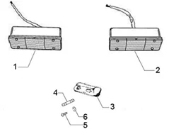 Eclairages arriere - clignotants