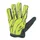GANTS VELO ENFANT JUNIOR LONG GIST JAUNE FLUO/NOIR 8/10 ANS (PAIRE SUR CARTE) SANS VELCRO  -8157