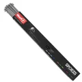 RAYON INOX ARGENT 2mm L 294mm TETE COUDEE AVEC ECROU (BOITE DE 100)