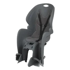 PORTE BEBE/SIEGE ENFANT ARRIERE DIEFFE BY POLISPORT A FIXER SUR PORTE BAGAGE GRIS COUSSIN GRIS (9 A 22Kgs) AVEC PLAQUE FIXE SUR PORTE BAGAGE HOMOLOGUE EN 14344 - COMPATIBLE LEADER FOX