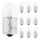 AMPOULE/LAMPE STANDARD 12V  5W CULOT BA15s NORME R5W GRAISSEUR BLANC (FEU DE POSITION) (BOITE DE 10)  -OSRAM-