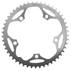 PLATEAU ROUTE 5BRA D.130 STRONGLIGHT DURAL 49DTS ARGENT TYPE SHIMANO 8/9V.