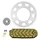 KIT CHAINE ADAPTABLE DERBI 125 SENDA R BAJA 2006>2012, BAJA ENDURO 2007>2012  428  15x51  (DIAM COURONNE 105/125/8.5)  (DEMULTIPLICATION ORIGINE)  -AFAM-