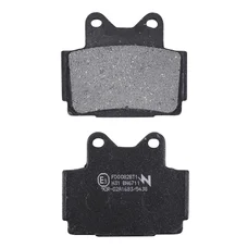 PLAQUETTE DE FREIN NEWFREN POUR YAMAHA 600 FZS FAZER 1998>2003 AR, 600 SRX 1985>1991 AV/AR, 600 XJ S DIVERSION 1992>2003 AR  (L 68.5mm - H 56.5mm - P 8.8mm) (FD0082BT) (TOURING ORGANIQUE)