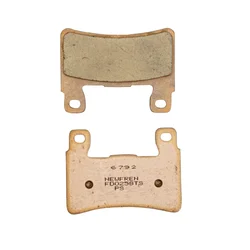 BRAKE PADS NEWFREN FOR DUCATI 944 ST2 1997>2001 Rear HONDA 600 CB F HORNET 1998> Front   CBR F 1999>2006 Front  KAWASAKI 636 ZX-6R NINJA 2013> Front   (FD0258TS)  (TOURING SINTERED)