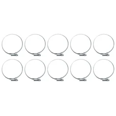 COLLIER DE SERRAGE METAL A CREMAILLERE 50 A 70mm  (SACHET DE 10 PIECES) LARGEUR 9mm  -SELECTION P2R-