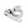 QUICK RELEASE SEATPOST CLAMP -ALUMINIUM SILVER Ø 28,6mm