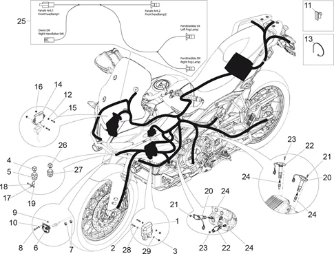 Circuit electrique AV