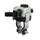 HANDLEBAR SWITCH - UNIVERSAL -  CHROME 3 POSITIONS PUSH BUTTTON  -P2R-
