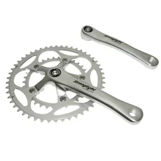 CHAINSET FOR ROAD BIKE- STRONGLIGHT  9/10 Speed IMPACT -SILVER- 172.5mm 52-34 (TAPERED SQUARE 107mm)