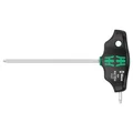 CLE ALLEN/6 PANS MANCHE EN T WERA 454 HEX PLUS  2,5x100mm NOIR/VERT (VENDU A L'UNITE)  -MARQUE ALLEMANDE POUR LES ATELIERS-