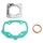 GASKET SET FOR CYLINDER KIT FOR SCOOT  PEUGEOT 50 LUDIX AIR, ONE, CLASSIC, SNAKE, TREND (3 GASKETS SET) -SELECTION P2R-