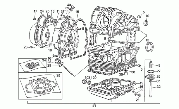 couvercles carter moteur