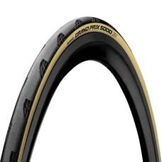 TYRE FOR ROAD BIKE 700 X 28 CONTINENTAL GRAND PRIX 5000 BLACK/CREAM - FOLDABLE (28-622)