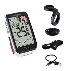 COMPUTER - SIGMA ROX4.0 GPS - WHITE- HEART RATE