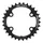 CHAINRING FOR GRAVEL BIKE- 4 Arms- Ø 80 - 30 Teeth DOUBLE Internal X80 TYPE SHIMANO GRX RX600-RX810 BLACK- TA 10/11 Speed