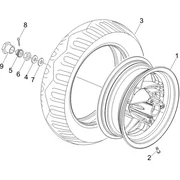 Roue arrière