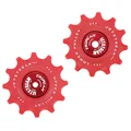GALET DERAILLEUR ROUTE TRIPEAK 12-12 DENTS G5 CERAMIQUE 12V. SRAM ETAP AXS ROUGE (BLISTER DE 2)