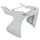FRONT FAIRING FOR SCOOT MBK 50 NITRO 1997>2012/YAMAHA 50 AEROX 1997>2012 GLOSS WHITE  (LOWER PART)- SELECTION P2R