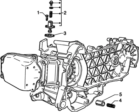 Tendeur de chaîne-soupape by-pass