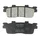 BRAKE PADS -POLINI FOR KYMCO 300 DOWNTOWN I, 125 SUPER DINK IE, 125 X-TOWN 2016> / KAWASAKI 300 J, 125 J  (L 90mm - H 33.3mm - thk9.8mm)  (174.0103)  (ORIGINAL)