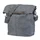 SHOULDER BAG FOR BICYCLE (or rear single bag) - BASIL CITY SHOPPER-LIGHT GREY- LEFT/RIGHT 14/16Lt - HOOKS ON CARRIER - WATERPROOF FOLDING CLOSING