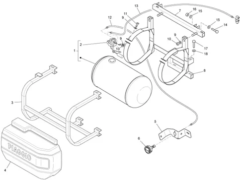 Réservoir carburant GPL (Pick)