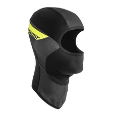 CAGOULE / PASSE MONTAGNE GIST INSIDE HIVER NOIR DECO JAUNE FLUO  -5491
