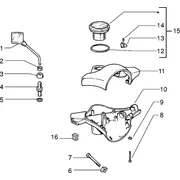 Guidon-compteur kilometrique