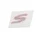 AUTOCOLLANT/STICKER/DECOR "S" DROIT SUR AILE ARRIERE ORIGINE PIAGGIO 50 ZIP 4T 2018> E4  -2H003412000A1-