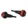 CRASHPADS/TOP BLOCK FOR YAMAHA MT 07 - ALU CNC ANODIZED RED - Round shaped (PAIR)  -AVOC-