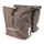 SACOCHE ARRIERE VELO DOUBLE NEWTON MARRON 22L FIXATION SANGLES SUR PORTE BAGAGE (35x12x27cm) FERMETURE PLIANT ANTI-PLUIE