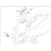 Relais - Batterie - Avertisseur sonore