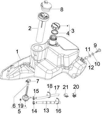 Réservoir carburant