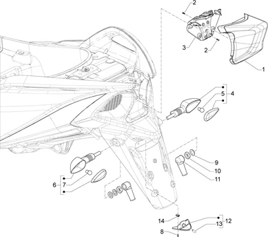 Eclairages arrière - Clignotants