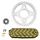 CHAIN AND SPROCKET KIT FOR KYMCO 50 KPW / K PIPE 2013>2016  420  14x53 (BORE Ø 105mm) (OEM SPECIFICATIONS)  -AFAM-
