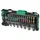 MINI CLIQUET, PORTE EMBOUT WERA TOOL CHECK PLUS 1 1/4 AVEC DOUILLES ET EMBOUT NOIR/VERT (SET 39 PIECES) -MARQUE ALLEMANDE POUR LES ATELIERS
