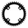 CHAINRING FOR EBIKE 4 ARMS - Ø104 FOR BOSCH MICHE 38 Teeth- SINGLE BLACK STEEL 8/9/10 Speed