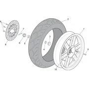 Roue arrière
