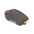 SINGLE BAG FOR BICYCLE-REAR-  RACKTIME YOSHI GREY - ON CARRIER (L 30cm x L 17cm x h 12cm) - COMPATIBLE SYSTEM RACKTIME SNAP-IT