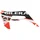 AUTOCOLLANT/STICKER/DECOR AILE AVANT GAUCHE NOIR/ROUGE ORIGINE PIAGGIO GILERA 50 SMT, RCR 2018>  -2H002135-