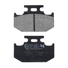 PLAQUETTE DE FREIN NEWFREN POUR KAWASAKI 125, 250 KX 1989>1993 / YAMAHA 125 XSR 2022>2023, 125 YZ 1990>1995, 125 YZF R 2019>2022 / SUZUKI 250 RMX 1989>1998 (FD0144BD1)  (DIRT ORGANIQUE)