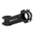 STEM FOR MTB - UNO ALU 6061 Black - Angle 17° Ø 31,8 - Lg 80mm - For FORK 1" 1/8