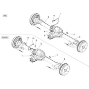 Tuyaux de frein arrière