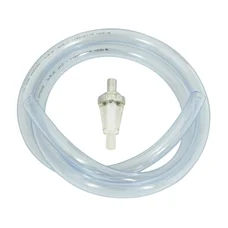 FUEL HOSE KIT Ø 8x12  TRANSPARENT + CONICAL FUEL FILTER Ø8 (1M) (MADE IN FRANCE)