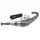 POT 50 A BOITE VOCA ROOKIE POUR DERBI 50 SENDA, GPR/APRILIA 50 RS4/GILERA 50 SMT, RCR, RS4 EURO3 ET 4  (PASSAGE BAS - SILENCIEUX ALU NOIR)
