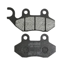 BRAKE PADS -POLINI FOR CAGIVA 50 CITY / SYM 50 JET, 125 JET 14, 50 FIDDLE II, 50 SIMPLY / PEUGEOT 125-150 TWEET Front  (L 85.3mm - 71.6mm - H 42.9mm - 41mm - thk8.2mm)  (174.0099)  (ORIGINAL)