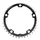 PLATEAU ROUTE 5BRA D.130 STRONGLIGHT 39DTS TRIPLE MILIEU NOIR ALU 7075 TYPE SHIMANO 9/10V.