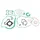 COMPLETE GASKET SET - YAMAHA 125 WR X, YZF-R  -ATHENA-