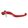 BRAKE LEVER FOR DERBI/RIEJU/BETA 50CC - FOR RADIAL MASTER CYLINDRE - RED ANODIZED ALUMINIUM CNC  -P2R-